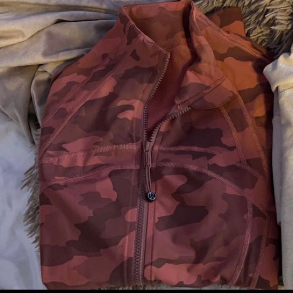 Lululemon Define Jacket- Camo Pink